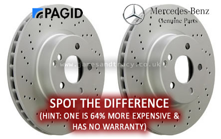 Dealer 'Genuine' parts vs. OEM equivalent - which is best? @ www.jamesandtracy.co.uk